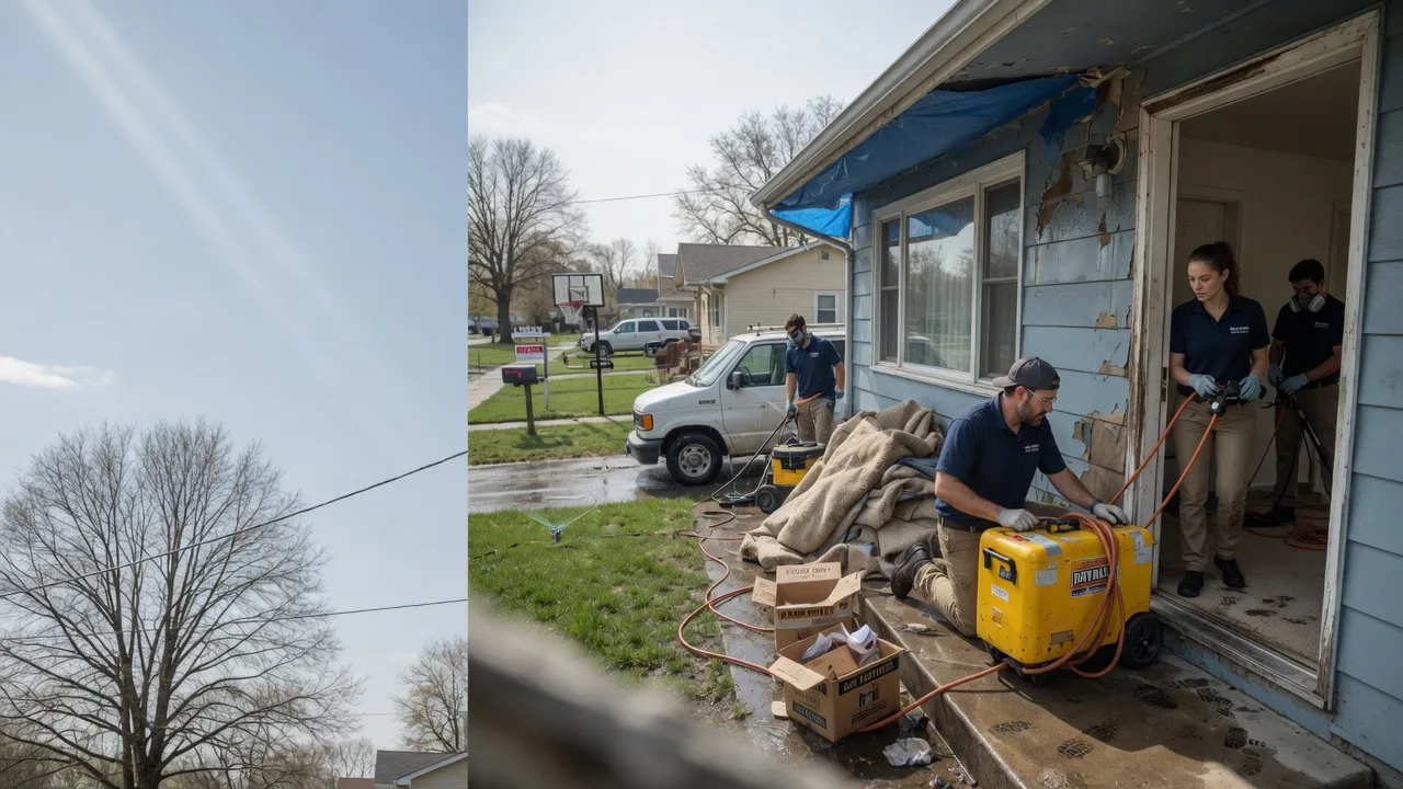 Basement Flood Cleanup in Weyerhaeuser, WI near me